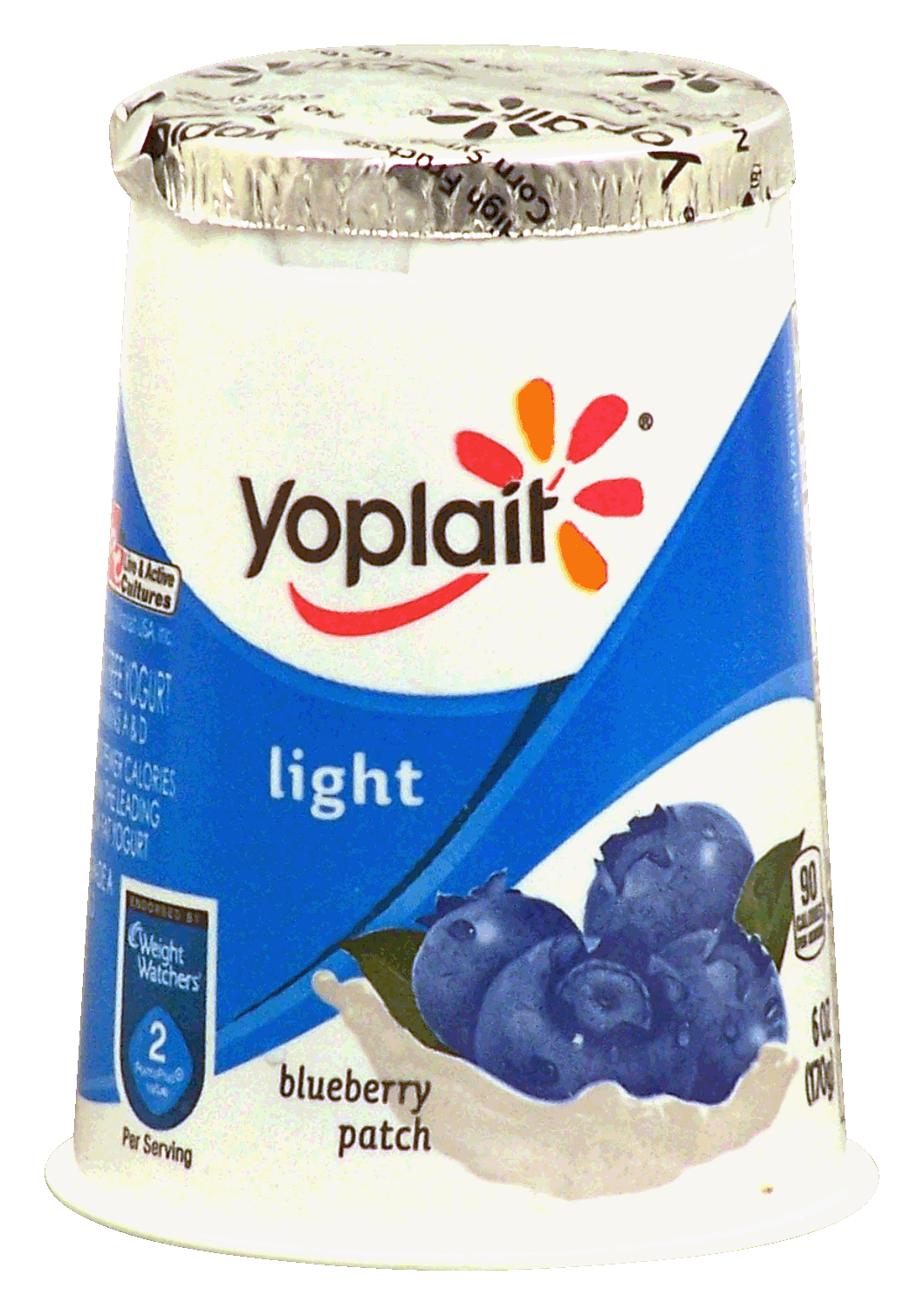 Yoplait Light blueberry patch fat free yogurt Full-Size Picture